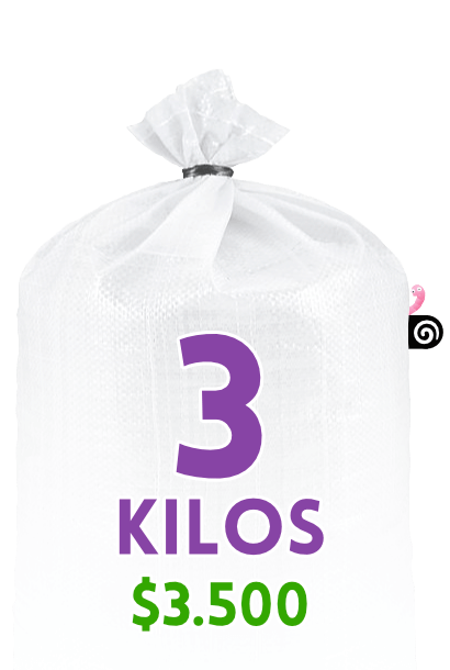 3 kilos humus de lopmbriz